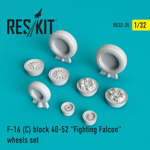 Reskit - F-16C block 40-52 Fighting Falcon (weighted) wheels set