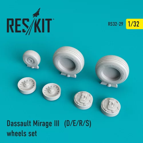 Reskit - Mirage III (D,E,R,S) wheels set