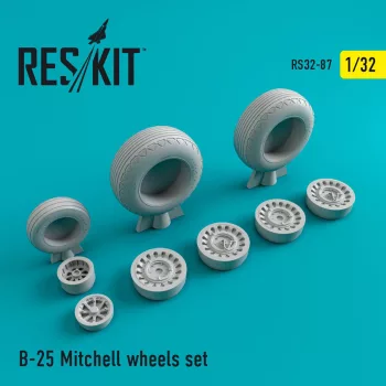 Reskit - B-25 Mitchell wheels set