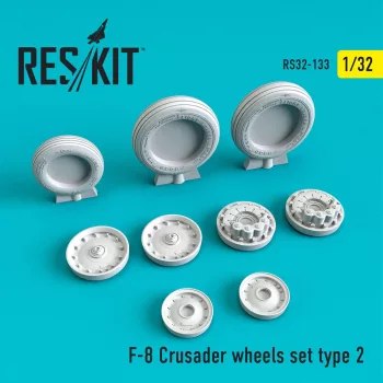 Reskit - F-8 Crusader (weighted) wheels set type 2