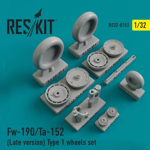 Reskit - Fw-190 (late version) type 1 wheels set