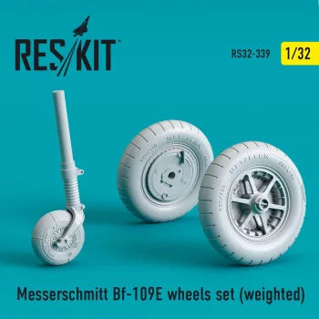 Reskit - Bf-109E wheels set (weighted)