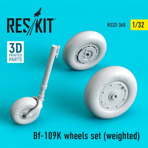 Reskit - Bf-109K wheels set (weighted)