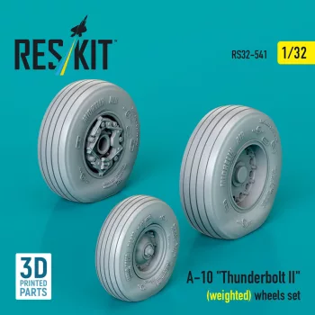   Reskit - A-10 Thunderbolt II (weighted) wheels set (3D Printed)