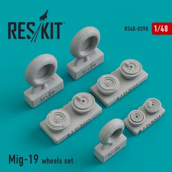 Reskit - MiG-19 wheels set