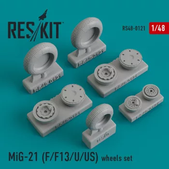 Reskit - MiG-21 (F F13 U US) wheels set