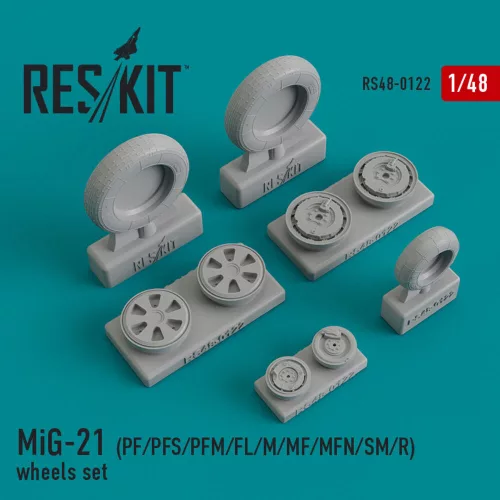 Reskit - MiG-21 (PF PFS PFM FL M MF MFN SM R) wheels set