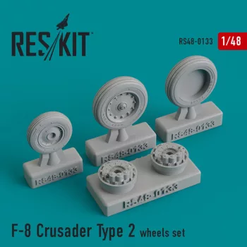 Reskit - F-8 Crusader type 2 (weighted) wheels set