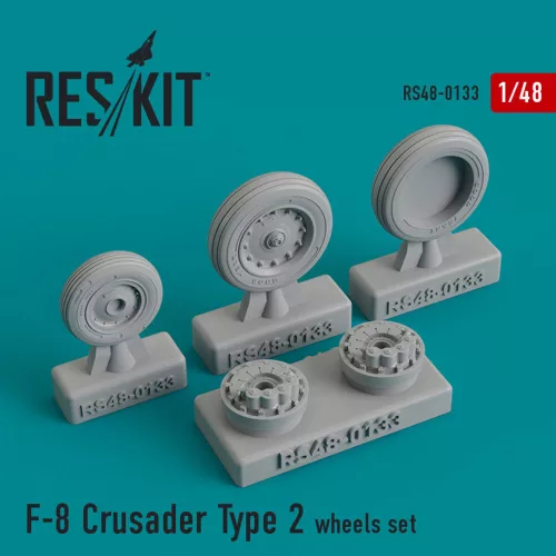 Reskit - F-8 Crusader type 2 (weighted) wheels set