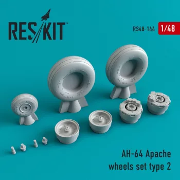 Reskit - AH-64 Apache type 2 wheels set