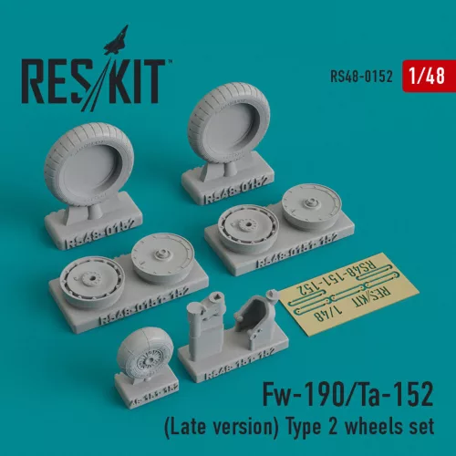 Reskit - Fw-190 (Late version) type 2 wheels set