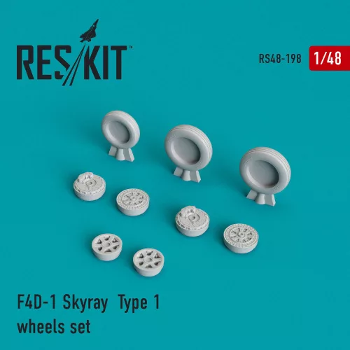 Reskit - F4D-1 Skyray type 1 wheels set