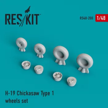 Reskit - H-19 Chickasaw type 1 wheels set