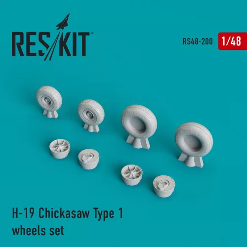 Reskit - H-19 Chickasaw type 1 wheels set