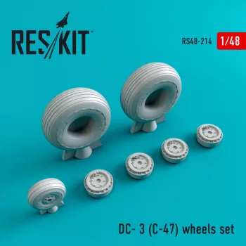 Reskit - DC-3 (C-47) wheels set