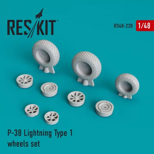 Reskit - P-38 Lightning type 1 wheels set