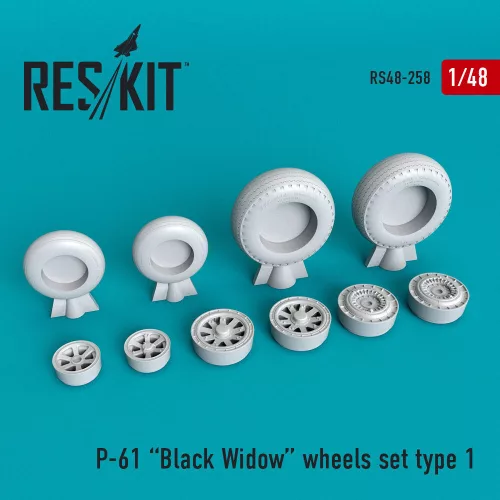 Reskit - P-61 Black Widow wheels set