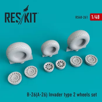 Reskit - B-26 (A-26) Invader type 2 wheels set