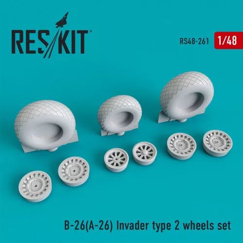 Reskit - B-26 (A-26) Invader type 2 wheels set