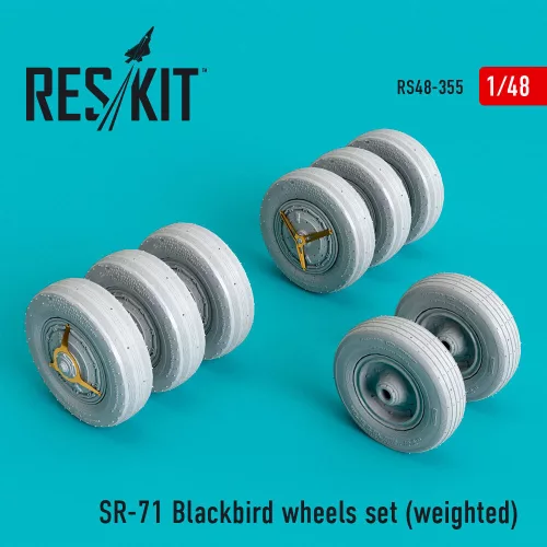 Reskit - SR-71 Blackbird wheels set (weighted)
