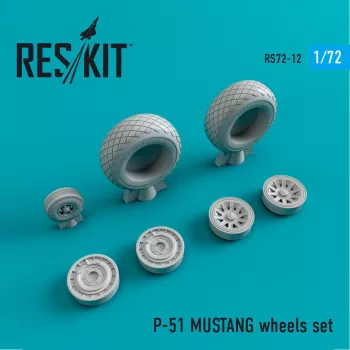 Reskit - P-51 Mustang wheels set