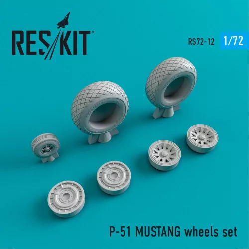 Reskit - P-51 Mustang wheels set