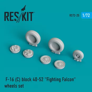 Reskit - F-16C block 40-52 Fighting Falcon wheels set