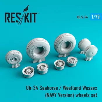   Reskit - Uh-34 Seahorse/Westland Wessex (NAVY Version) wheels set
