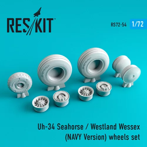 Reskit - Uh-34 Seahorse/Westland Wessex (NAVY Version) wheels set
