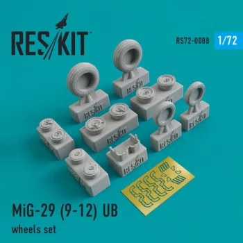 Reskit - MiG-29 (9-12 UB) wheels set