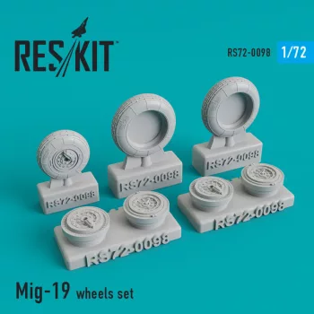 Reskit - MiG-19 wheels set