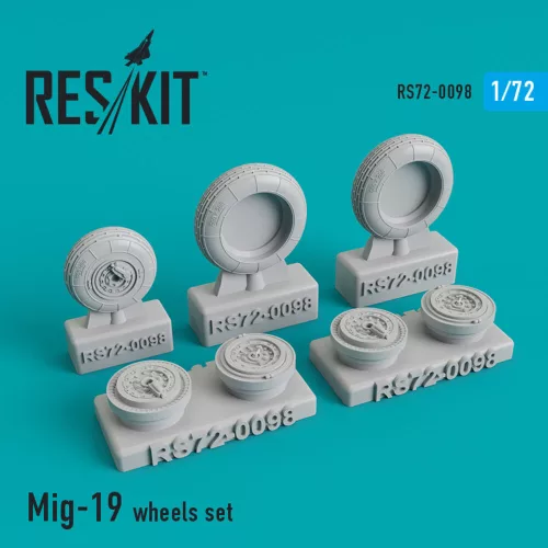 Reskit - MiG-19 wheels set