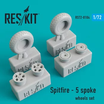 Reskit - Spitfire (5 spoke) wheels set