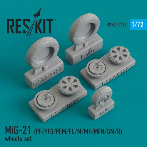 Reskit - MiG-21 (PF, PFS, PFM, FL, M, MF, MFN, SM, R) wheels set