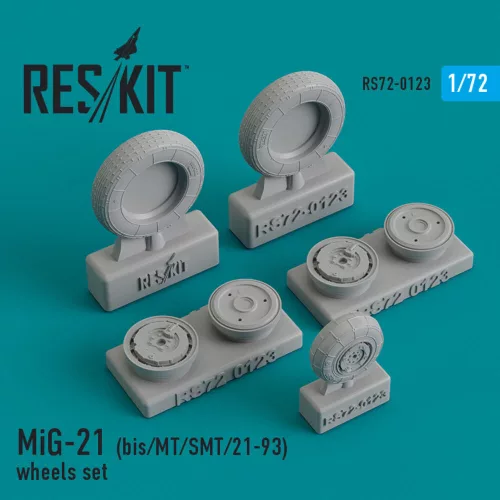 Reskit - MiG-21 (bis MT SMT 21-93) wheels set