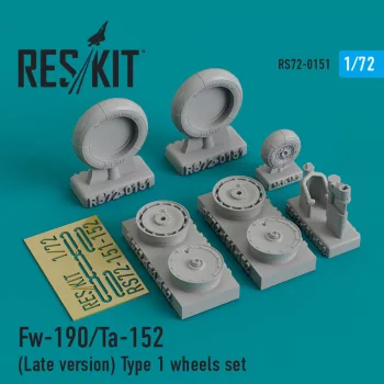 Reskit - Fw-190 (Late version) type 1 wheels set