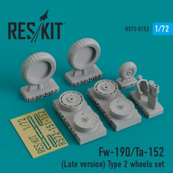 Reskit - Fw-190 (Late version) type 2 wheels set
