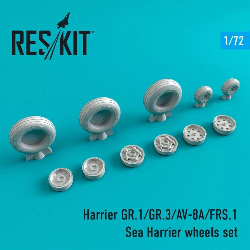 Reskit - Harrier GR.1/GR.3/AV-8A/FRS.1/Sea Harrier wheels set
