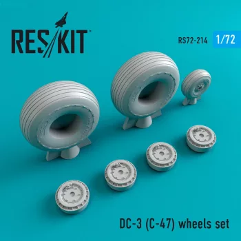 Reskit - DC-3 (C-47) wheels set