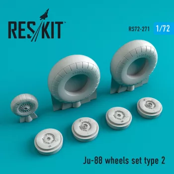 Reskit - Ju-88 wheels set type 2