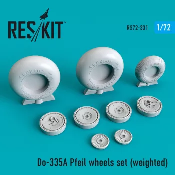 Reskit - Do-335? Pfeil wheels set (weighted)
