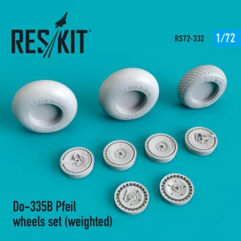Reskit - Do-335? Pfeil wheels set (weighted)