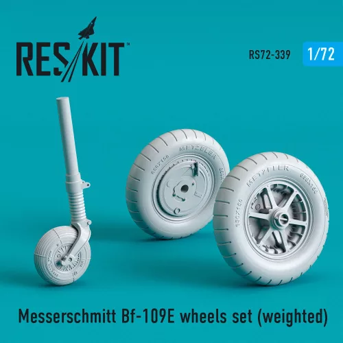 Reskit - Bf-109E wheels set (weighted)