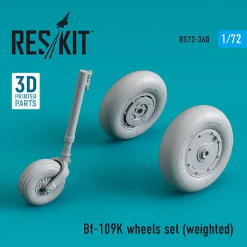 Reskit - Bf-109K wheels set (weighted)