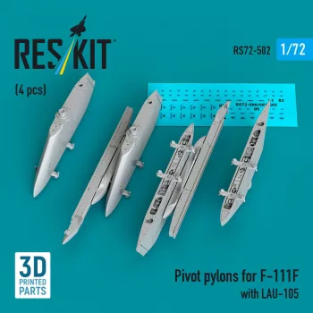 Reskit - Pivot pylons for F-111F with LAU-105 (4 pcs)
