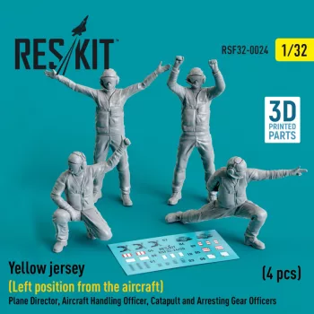   Reskit - Yellow jersey (Left position from the aircraft) Plane Director, Aircraft Handling Officer, Catapult 