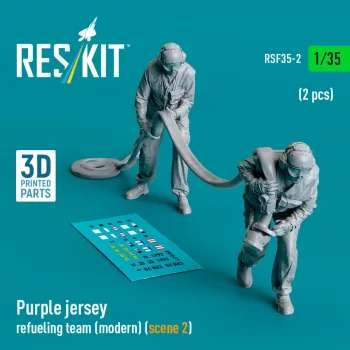   Reskit - Purple jersey refueling team (modern) (scene 2) (2 pcs) (3D Printed)