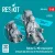 Reskit - Rafale (C M) female pilot sitting in ejection seat for Revell/Academy kit (1 pcs) (3D Printed)