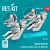 Reskit - Rafale B pilots sitting in ejection seats for Revell kit (2 pcs) (3D Printed)