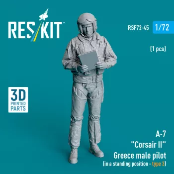   Reskit - A-7 Corsair II Greece male pilot (in a standing position - type 3) (1 pcs) (3D Printed)